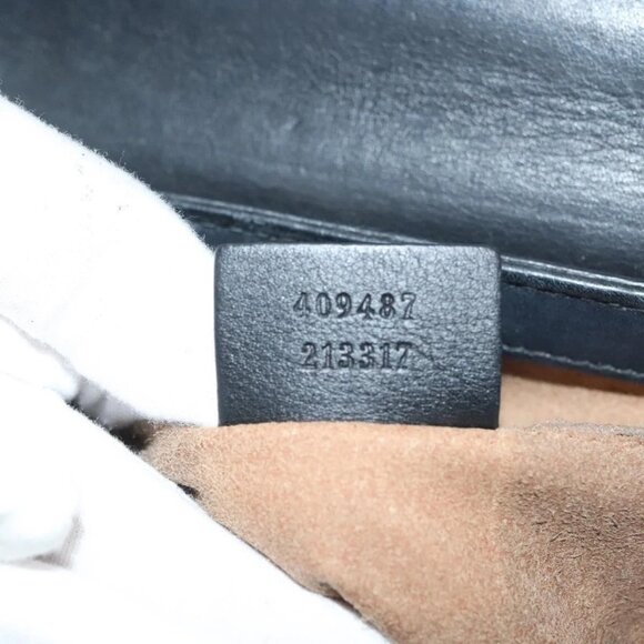 GUCCI GG Supreme Chain Shoulder Bag PVC Beige Gold 409487 Auth bs29070 - Picture 12 of 16